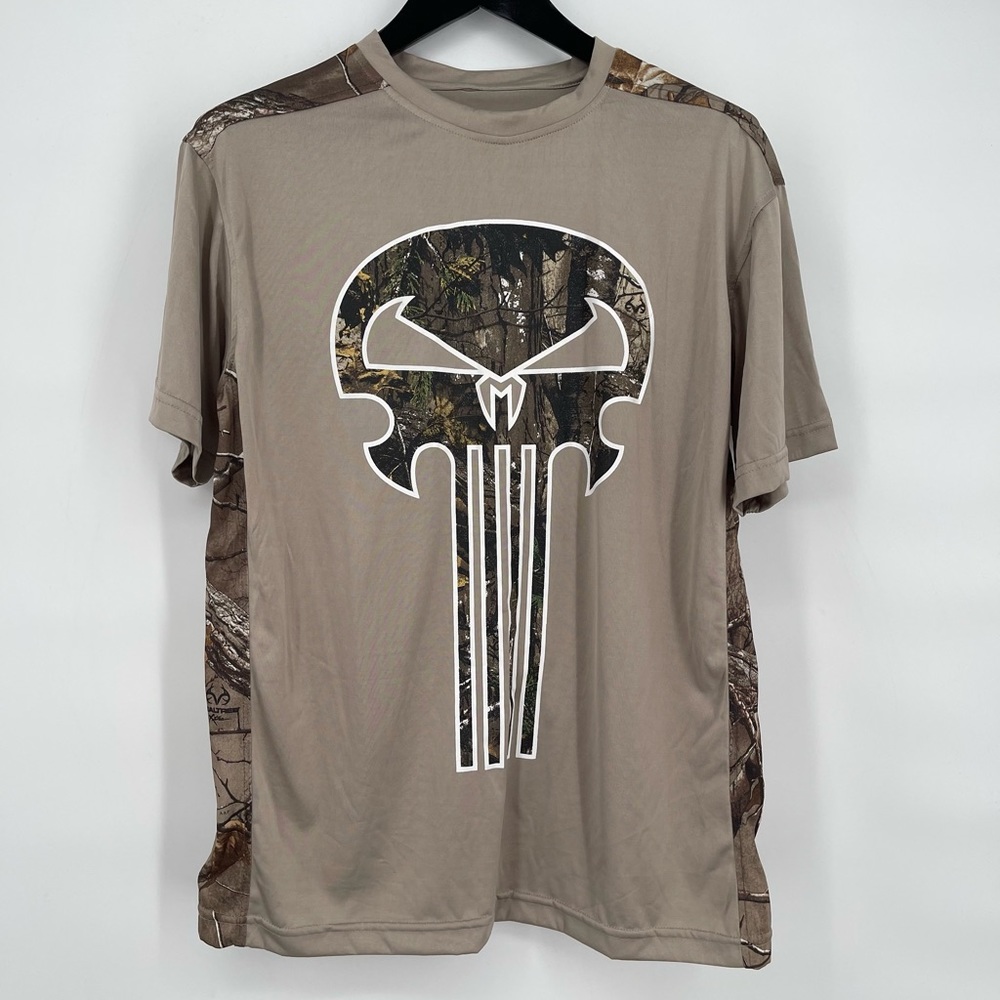 The Punisher Camo Hunting Theme Skull size L EUC Marvel‎ Superhero